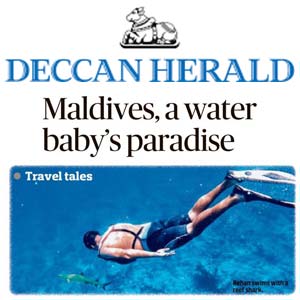 Maldives, a water baby's paradise
