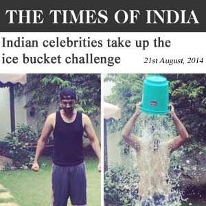 Indian celebrities take up the ice bucket challenge