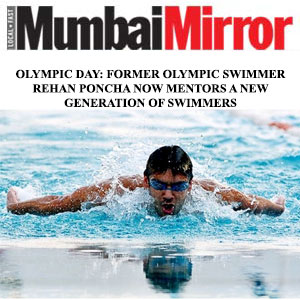 Olympic Day: Former Olympic Swimmer Rehan Poncha Now Mentors A New Generation Of Swimmers