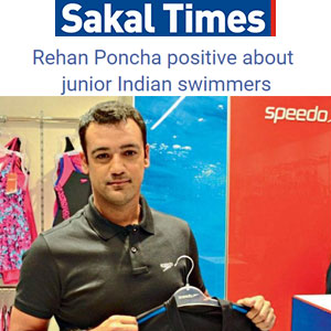 Rehan Poncha positive about junior Indian swimmers